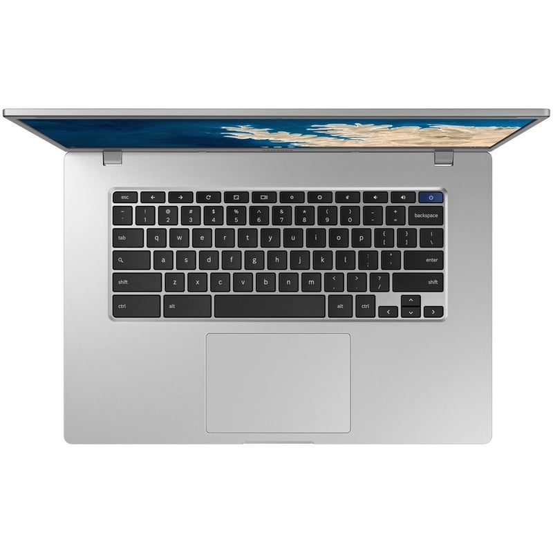 Samsung Chromebook 4+ XE350XBA 15.6" Chromebook - Full HD - 1920 x 1080 - Intel Celeron N4000 1.10 GHz - 4 GB Total RAM - 128 GB Flash Memory - Platinum Titan - Thumbnail 5