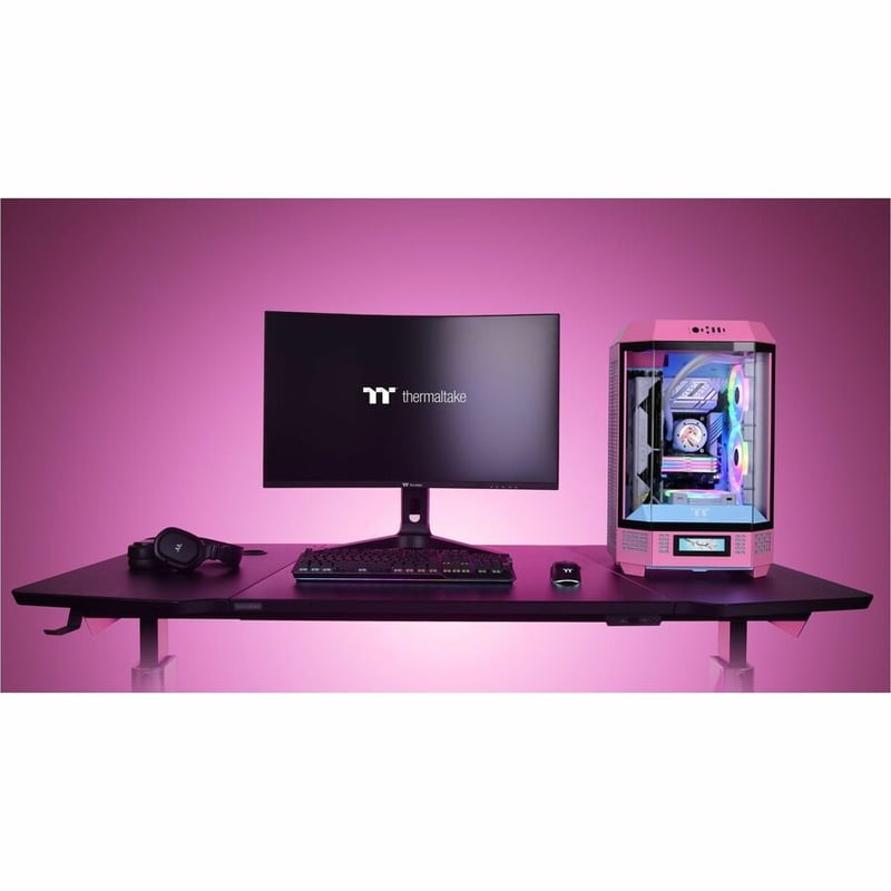 Thermaltake The Tower 300 Bubble Pink Micro Tower Chassis - Thumbnail 3