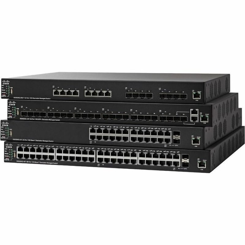 Cisco SG550XG-8F8T 16-Port 10G Stackable Managed Switch - Thumbnail 2