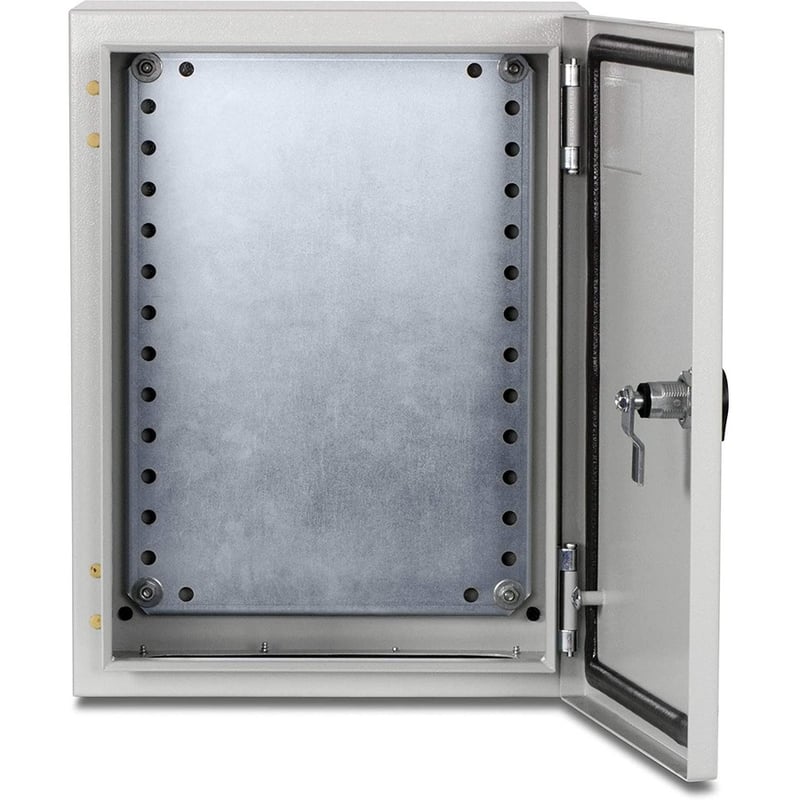 TRENDnet Outdoor IP66 Steel Enclosure with Lockable Hinged Door - Thumbnail 3