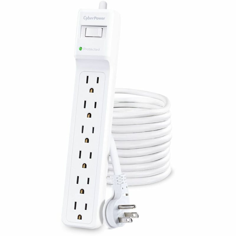 CyberPower B625 Essential 6 - Outlet Surge Protector with 1500 J Surge Suppression - Thumbnail 5