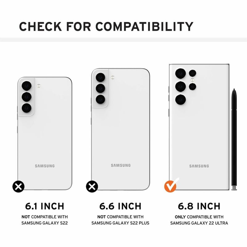 Urban Armor Gear Pathfinder Series Galaxy S22 Ultra 5G Case - Black - Thumbnail 5