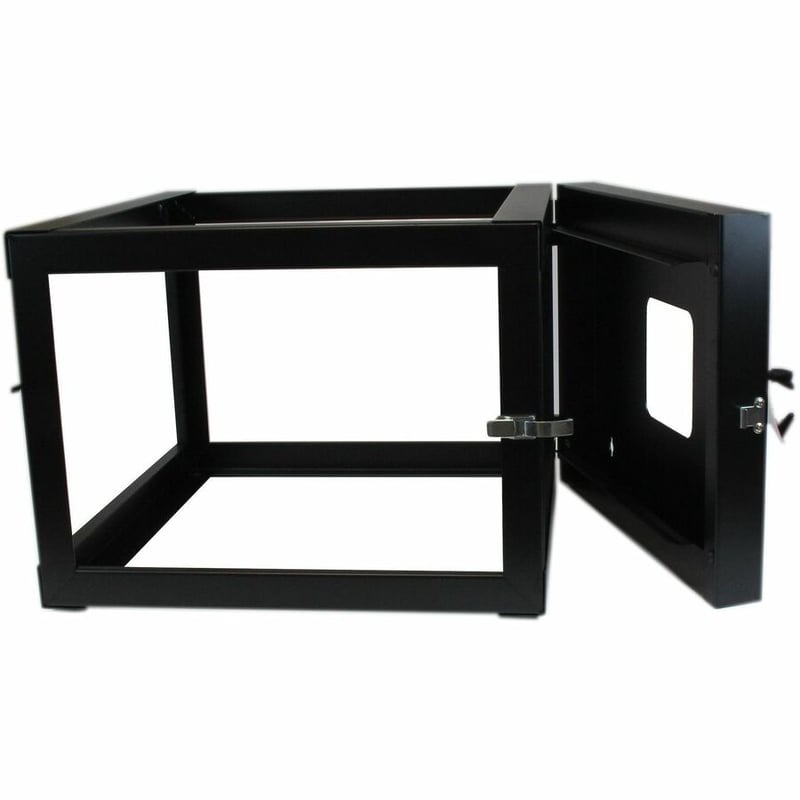 StarTech.com 4-Post 6U Hinged Wall-Mount Network Rack, 19" Open Frame Server Rack, Wall Mount Data Rack for IT Computer Equipment, TAA~ - Thumbnail 5