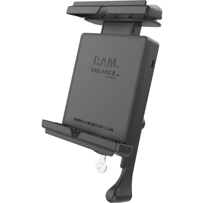 RAM Mounts Tab-Lock Universal Spring Loaded Holder for 8" Tablets with Case - Thumbnail 1