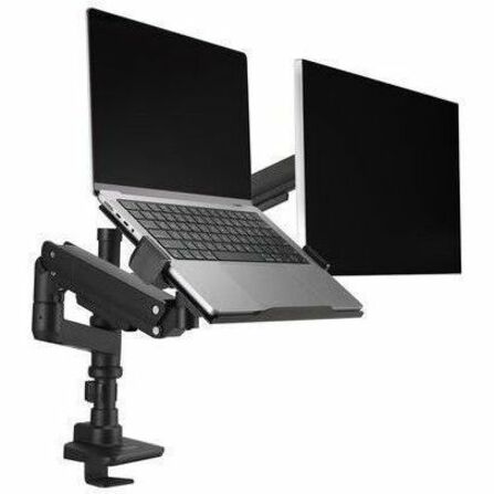 HVY DUTY DUAL MON ARM W/TRAY PREM HVY DUTY DUAL MON ARM W/TRAY - Thumbnail 3
