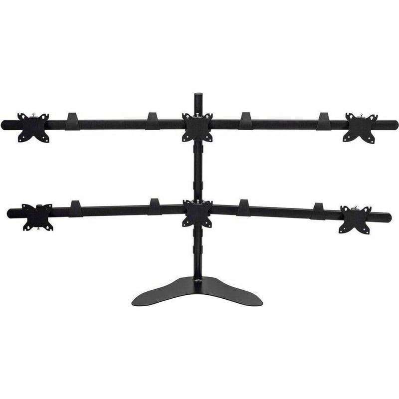 HEX (6) MONITOR FREE STANDING DESK MOUNT 15". - Thumbnail 1