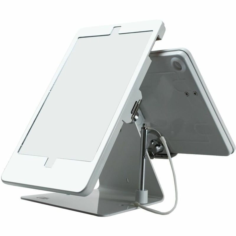 CTA Digital Security Dual-Tablet Kiosk Stand for iPad Air 3 (2019), iPad Pro 10.5 and iPad 7th/ 8th/ 9th Gen White - Thumbnail 4