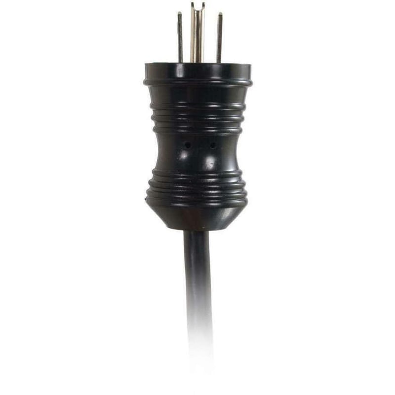 C2G 15ft 16 AWG Hospital Grade Power Cord (NEMA 5-15P to IEC320C13) - Black - Thumbnail 2