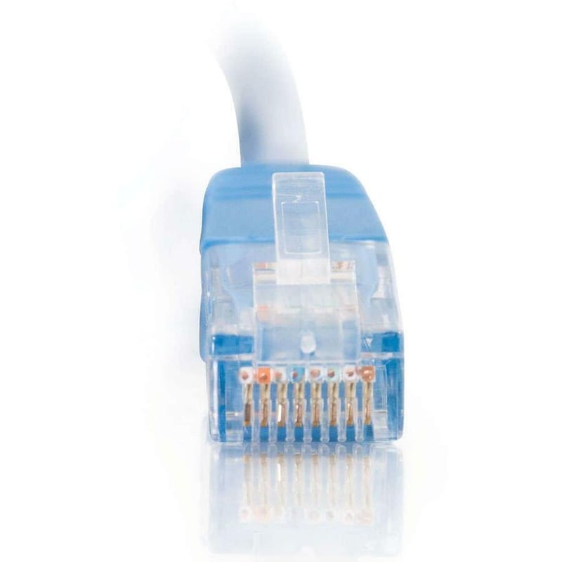 C2G-65ft Cat5e Molded Solid Unshielded (UTP) Network Patch Cable - Blue - Thumbnail 3
