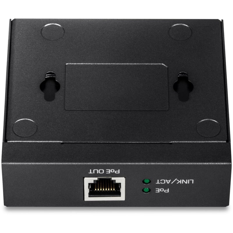 TRENDnet Gigabit PoE+ Repeater/Amplifier, 1 x Gigabit PoE+ In Port, 1 x Gigabit PoE Out Port, Extends 100m For Total Distance Up To 200m (656 ft), Supports PoE(15.4W) & PoE+(30W), Black, TPE-E100 - Thumbnail 4