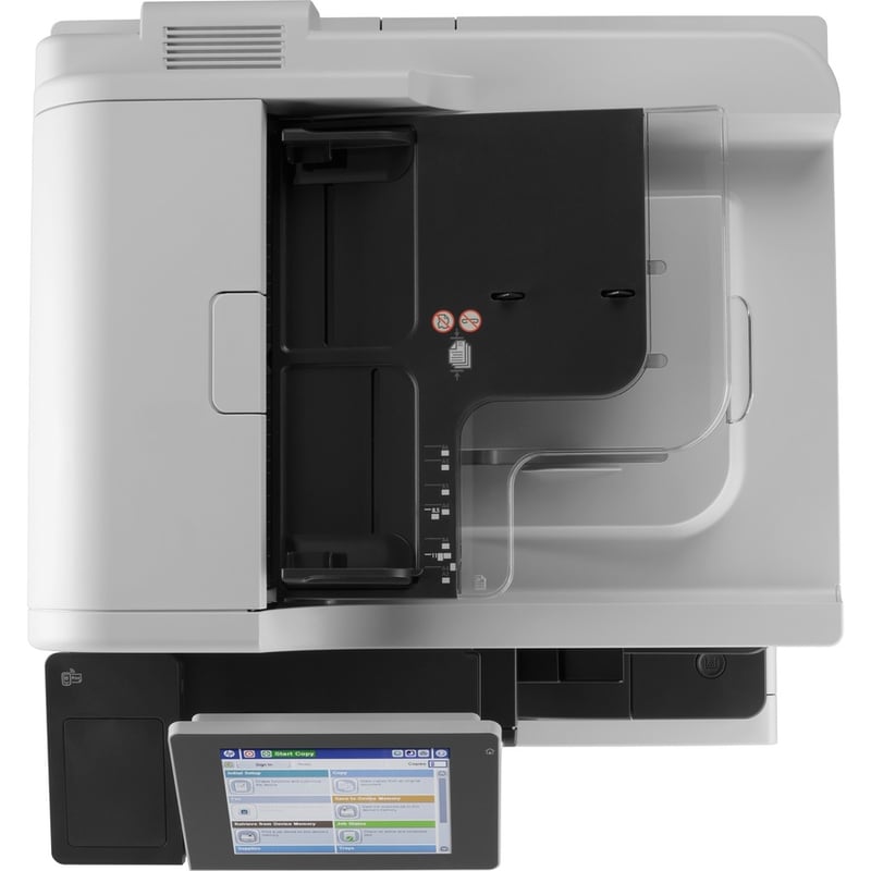 HP LaserJet M725 M725Z Laser Multifunction Printer-Monochrome-Copier/Fax/Scanner-40 ppm Mono Print-1200x1200 Print-Automatic Duplex Print-200000 Pages Monthly-2100 sheets Input-Color Scanner-600 Optical Scan-Monochrome Fax-Gigabit - Thumbnail 5