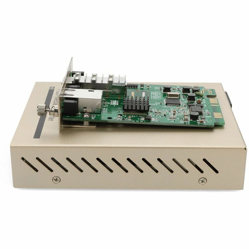 AddOn 10GBase-T RJ-45 & SFP+ Slot Standalone Media Converter Card Kit - Thumbnail 2