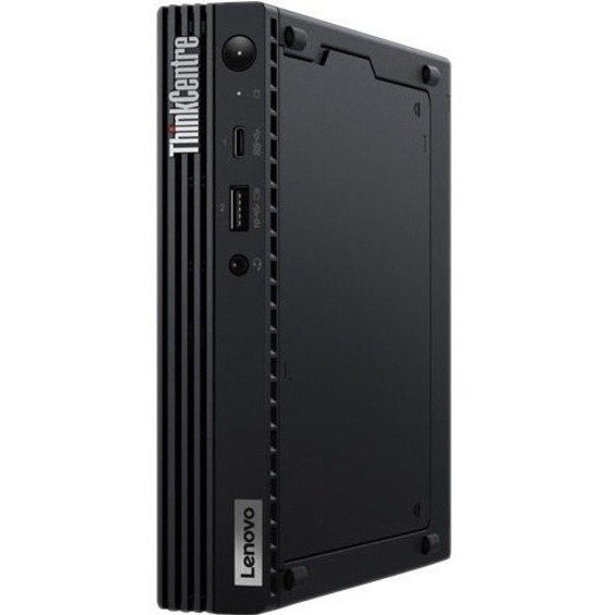 Lenovo ThinkCentre M70q 11DT007AUS Desktop Computer - Intel Core i7 10th Gen i7-10700T - 16 GB - 1 TB SSD - Tiny - Raven Black - Thumbnail 3