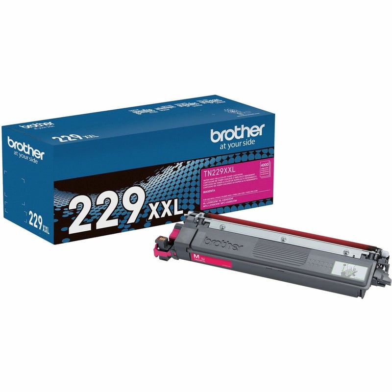 Brother Genuine TN229XXLM Super High-yield Magenta Toner Cartridge - Thumbnail 1