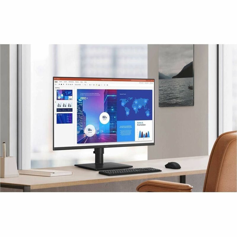 27IN S40GD FHD 100 HZ MONITOR IPS HAS DP HDMI USB HUB 3YR TAA - Thumbnail 4