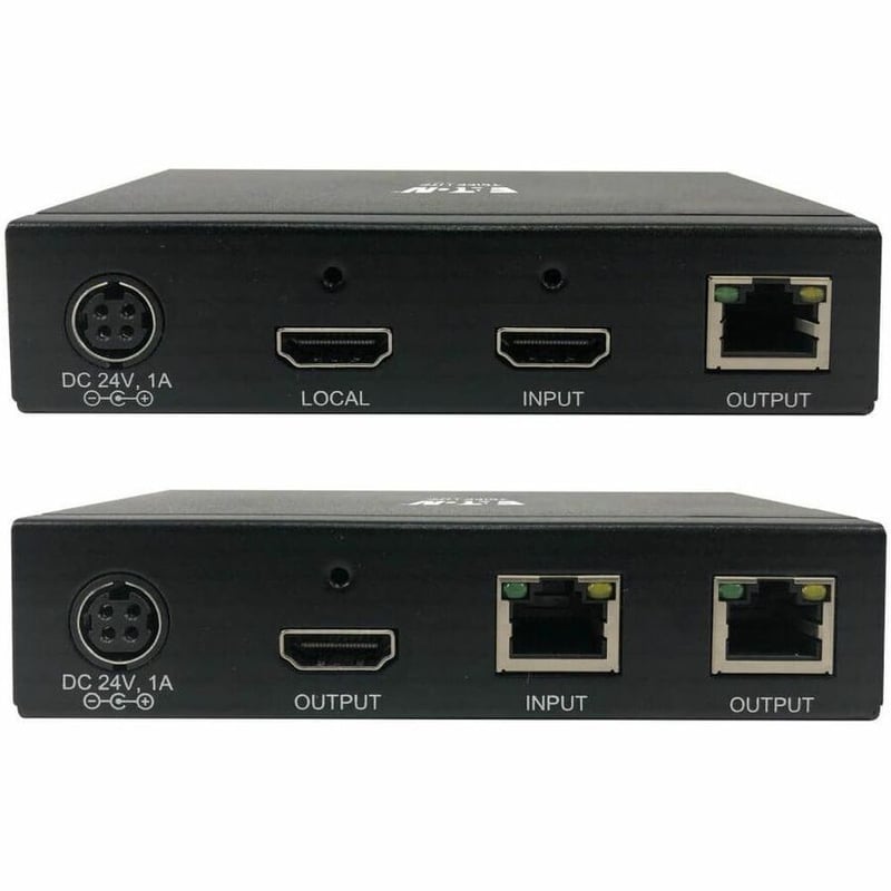 Tripp Lite by Eaton HDMI over Cat6 Extender Kit Transmitter and Receiver with Repeater 4K 60Hz 4:4:4 IR HDR PoC 230 ft. TAA - Thumbnail 4