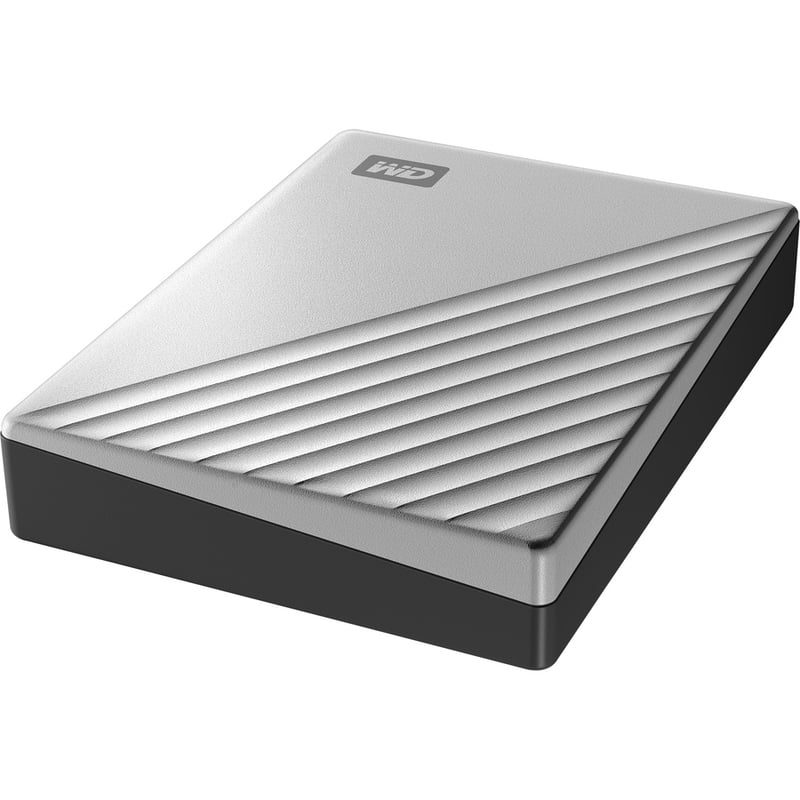 WD My Passport Ultra WDBPMV0040BSL 4 TB Portable Hard Drive - External - Silver - Thumbnail 4
