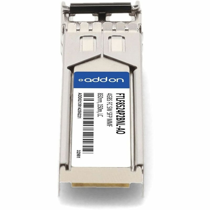 AddOn Finisar FTLF8524P2BNL Compatible TAA Compliant 4GBase-SW Fibre Channel SFP Transceiver (MMF, 850nm, 150m, LC) - Thumbnail 4