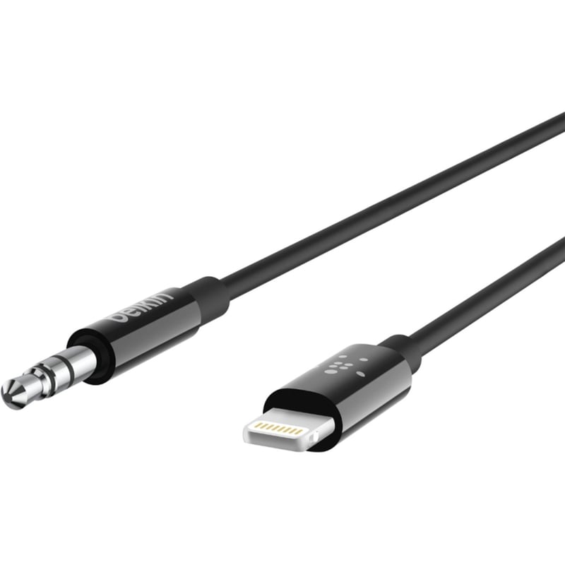 Belkin 3.5 mm Audio Cable With Lightning Connector - Thumbnail 1