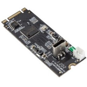 SYBA Multimedia USB 3.2 Gen 2 (10 Gbps) 1-Port Type-C M.2 22x60 B+M key Controller Card - Thumbnail 2