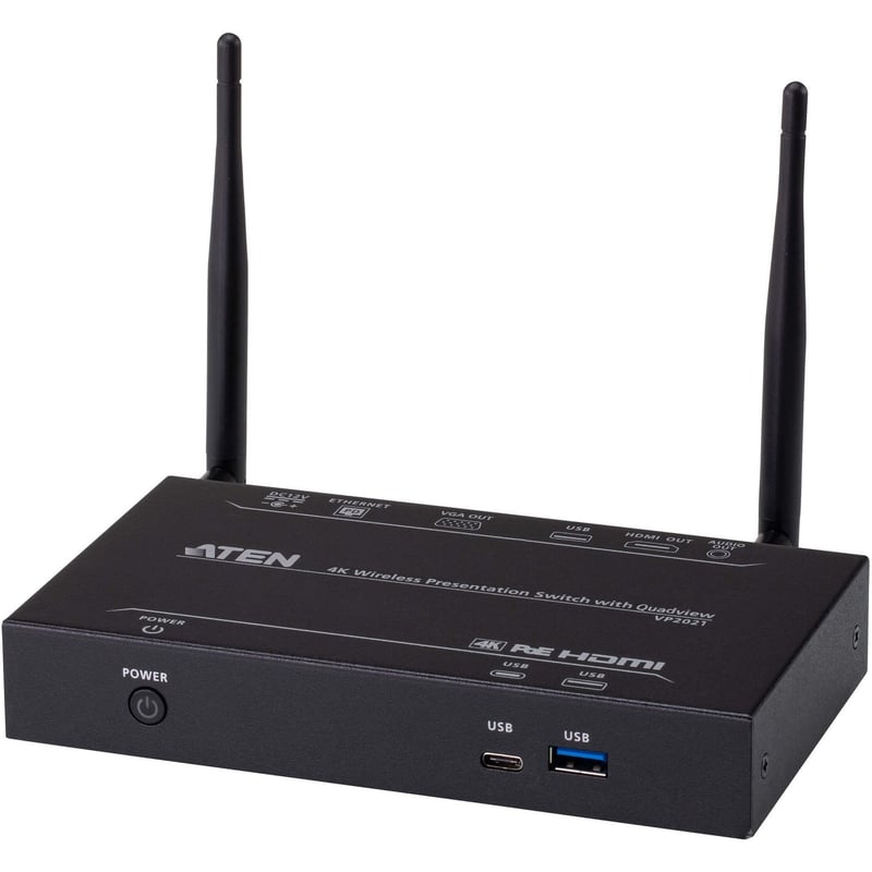 ATEN VP2021 4K Wireless Presentation Switch with Quad View - Thumbnail 1
