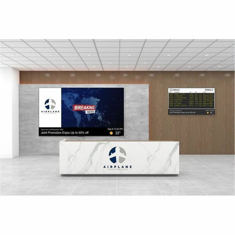 85IN STV+ SMART TV, UHD 4K, BUILT IN WIFI, DIGITAL SIGNAGE CAPABLE, COMMERCIAL D - Thumbnail 4