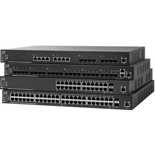 Cisco SX550X-24F 24-Port 10G SFP+ Stackable Managed Switch - Thumbnail 1