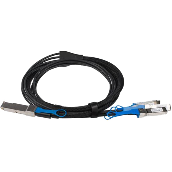 StarTech MSA Uncoded Compatible 2m QSFP+ to 4x SFP+ Direct Attach Breakout Cable - 40GbE - QSFP+ to 4x SFP+ Copper DAC 40 Gbps Low Power - Thumbnail 2