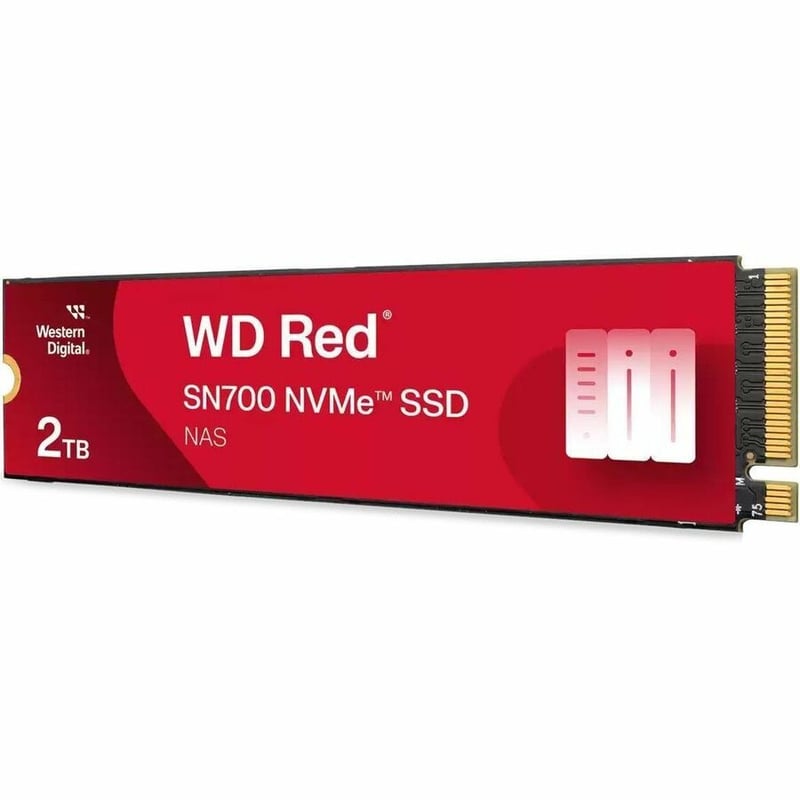 WD Red S700 WDS200T1R0C 2 TB Solid State Drive - M.2 2280 Internal - PCI Express NVMe (PCI Express NVMe 3.0 x4) - Thumbnail 2