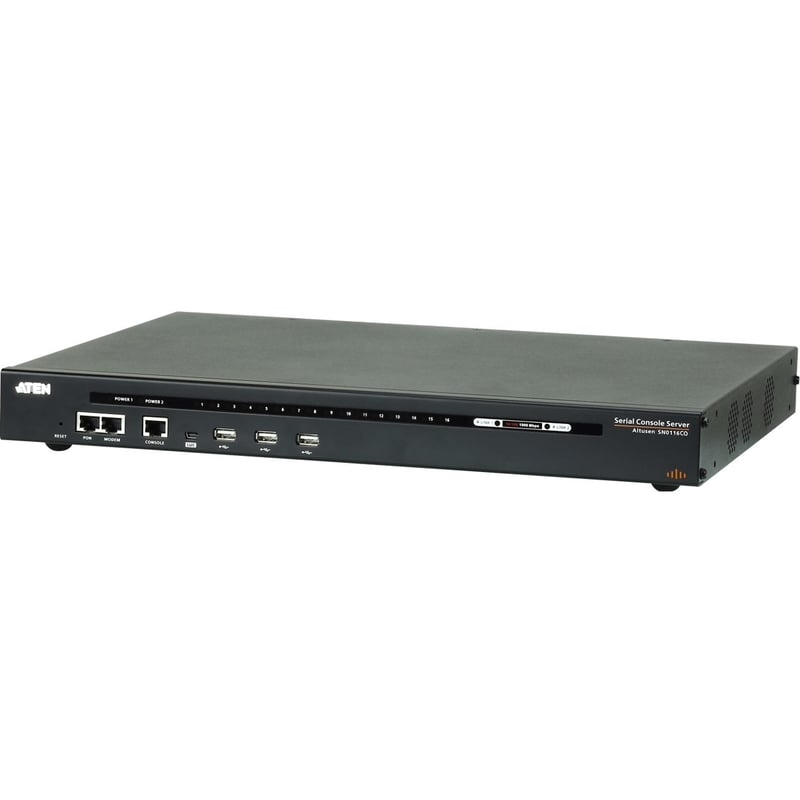 ATEN 16-Port Serial Console Server with Dual Power/LAN - Thumbnail 1