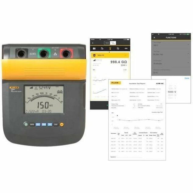 Fluke 1550C FC 5 kV Insulation Tester Kit - Thumbnail 3
