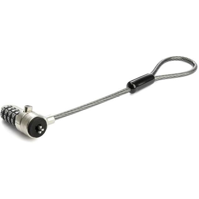 StarTech.com Universal Laptop Cable Lock Expansion Loop - Add a 6" 4-Digit Combination K-Slot Lock to Secure Multiple Devices - Anti Theft - Thumbnail 4
