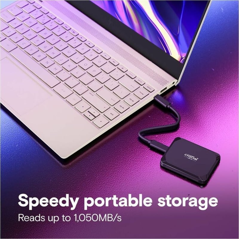 CRUCIAL X9 4TB PORTABLE SSD - Thumbnail 2