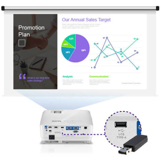 BenQ MH733 3D Ready DLP Projector - 16:9 - Thumbnail 2