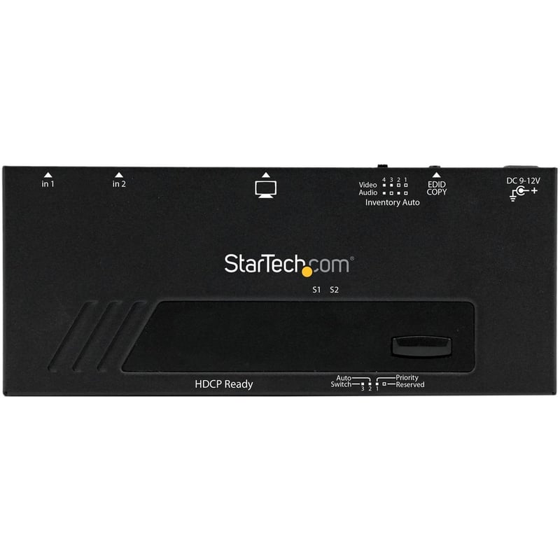 StarTech.com 2 Port HDMI Switch w/ Automatic and Priority Switching - 1080p - Thumbnail 2