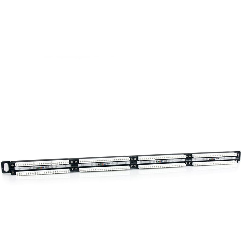 StarTech.com 24 Port 0.5U Cat5e Patch Panel - RJ45 Ethernet Rackmount Cat 5e 110 Patch Panel - Thumbnail 4