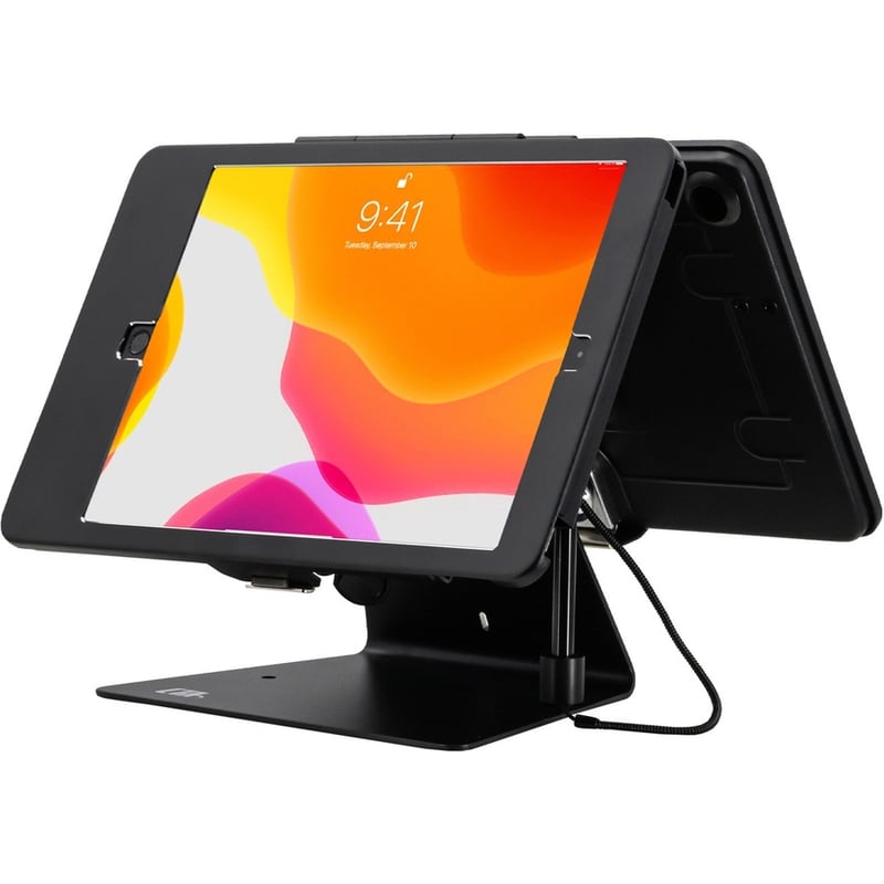 CTA Digital Security Dual-Tablet Kiosk Stand for iPad Air 3 (2019), iPad Pro 10.5 and iPad 10.2 Gen 7th/ 8th/ 9th, Black - Thumbnail 2