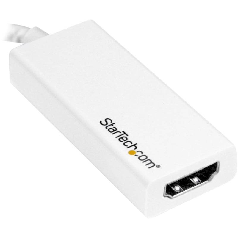 StarTech.com - USB-C to HDMI Adapter - 4K 30Hz - White - USB Type-C to HDMI Adapter - USB 3.1 - Thunderbolt 3 Compatible - Thumbnail 3
