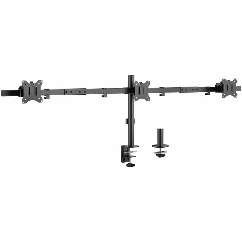 Rocstor ErgoReach Mounting Arm for Monitor, LCD Display, LED Display - Black - Landscape/Portrait - Thumbnail 1