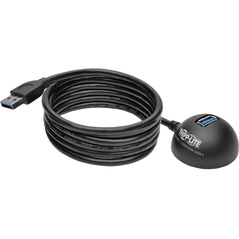 Tripp Lite by Eaton 1-Port USB 3.0 SuperSpeed Desktop Extension Cable (A M/F) 6 ft. (1.83 m) - Thumbnail 5