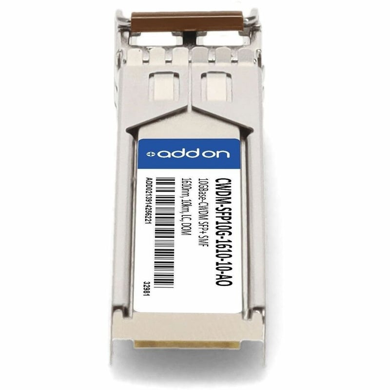 AddOn Cisco® CWDM-SFP10G-1610-10 Compatible TAA 10GBase-CWDM SFP+ Transceiver (SMF, 1610nm, 10km, LC, DOM) - Thumbnail 4