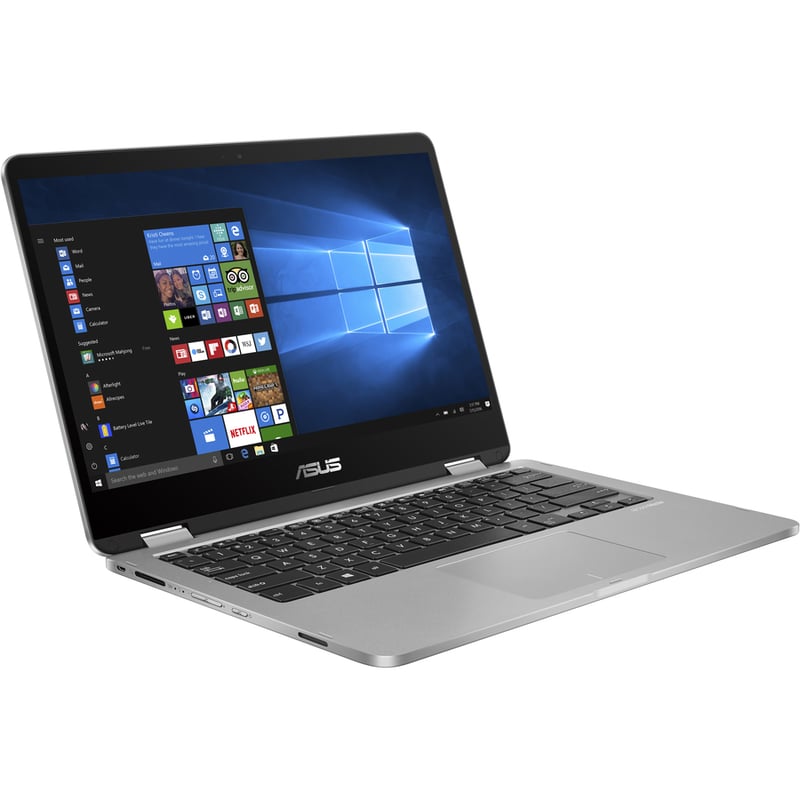 Asus VivoBook Flip 14 TP401 TP401CA-DHM4T 14" Touchscreen Convertible Notebook - Intel Core M 7th Gen m3-7Y30 - 4 GB - 64 GB Flash Memory - Thumbnail 2