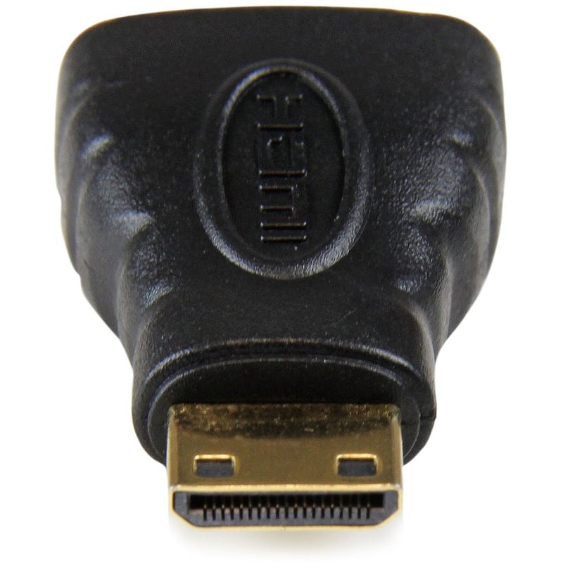 StarTech.com Mini HDMI to HDMI Adapter, 4K High Speed HDMI Adapter, 4K 30Hz Ultra HD High Speed HDMI Adapter, UHD Mini HDMI Adapter 4K - Thumbnail 3