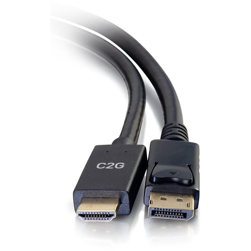 10FT DP TO HDMI CABLE 4K PASSIVE BLACK - Thumbnail 4