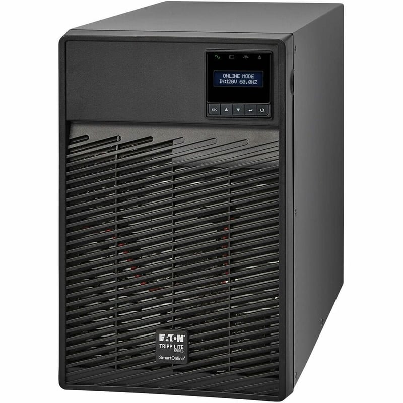 Eaton Tripp Lite Series SmartOnline 1960VA 1770W 120V Double-Conversion UPS - 7 Outlets, Extended Run, Network Card Option, LCD, USB, DB9, Tower Battery Backup - Thumbnail 2