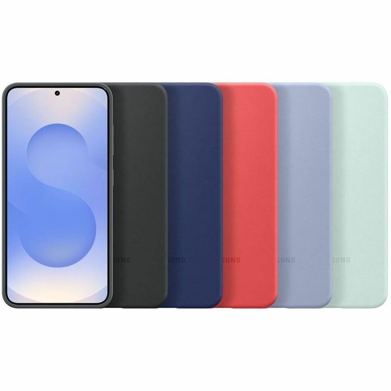 Samsung Galaxy S25 Silicone Case, Blue - Thumbnail 4