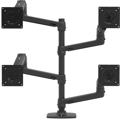 Ergotron Mounting Arm for Monitor, Notebook, LCD Display - Matte Black - Thumbnail 1