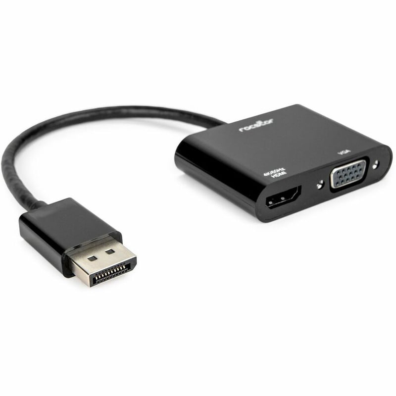 Rocstor DisplayPort To HDMI VGA Adapter - 4K 60Hz - Thumbnail 3