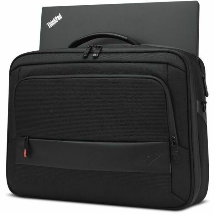 Lenovo Carrying Case (Briefcase) for 16" Lenovo Notebook, Accessories, Workstation, Chromebook - Black - Thumbnail 5