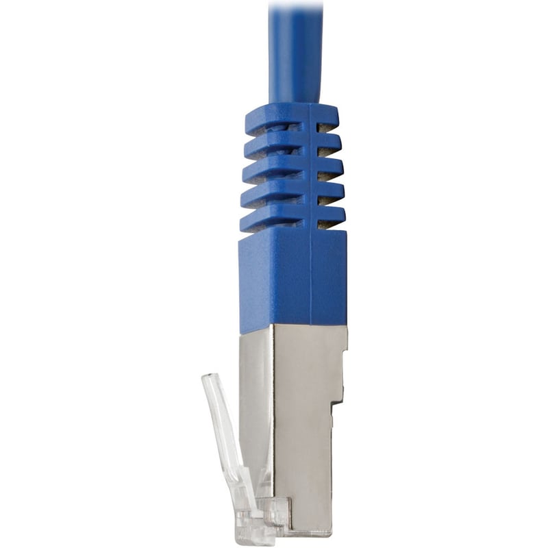 Eaton Tripp Lite Series Cat5e 350 MHz Molded Shielded (STP) Ethernet Cable (RJ45 M/M), PoE - Blue, 6 ft. (1.83 m) - Thumbnail 3